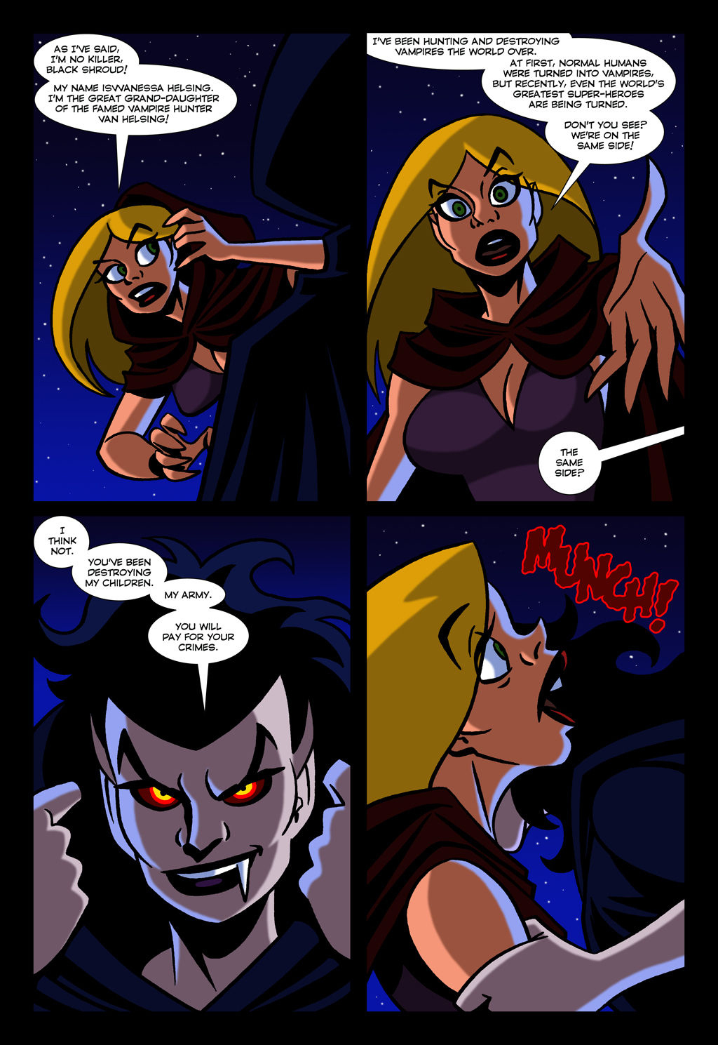 A Dark And Bloody Night 4 Porn Comic - Page 002