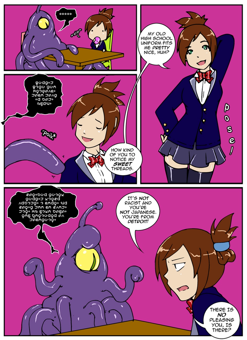 A Date With A Tentacle Monster 1 Porn Comic - Page 003