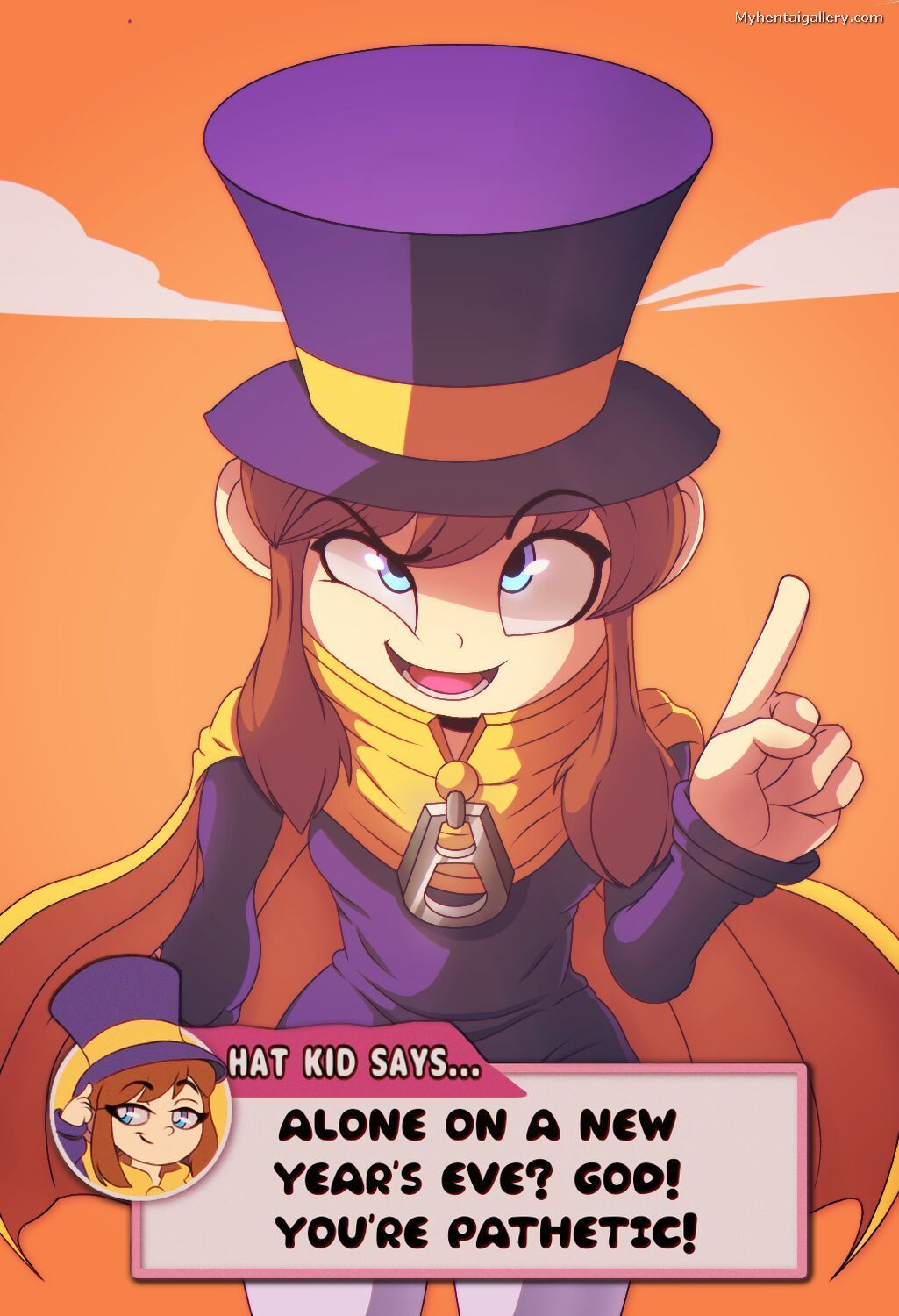 A Hat In Time Porn Comic - Page 001