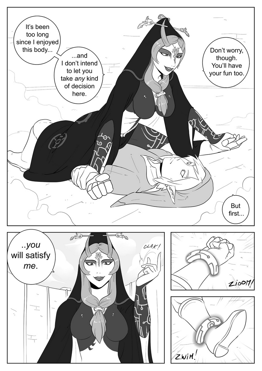 A Link Between Girls 2 - Queen Midna Porn Comic - Page 006