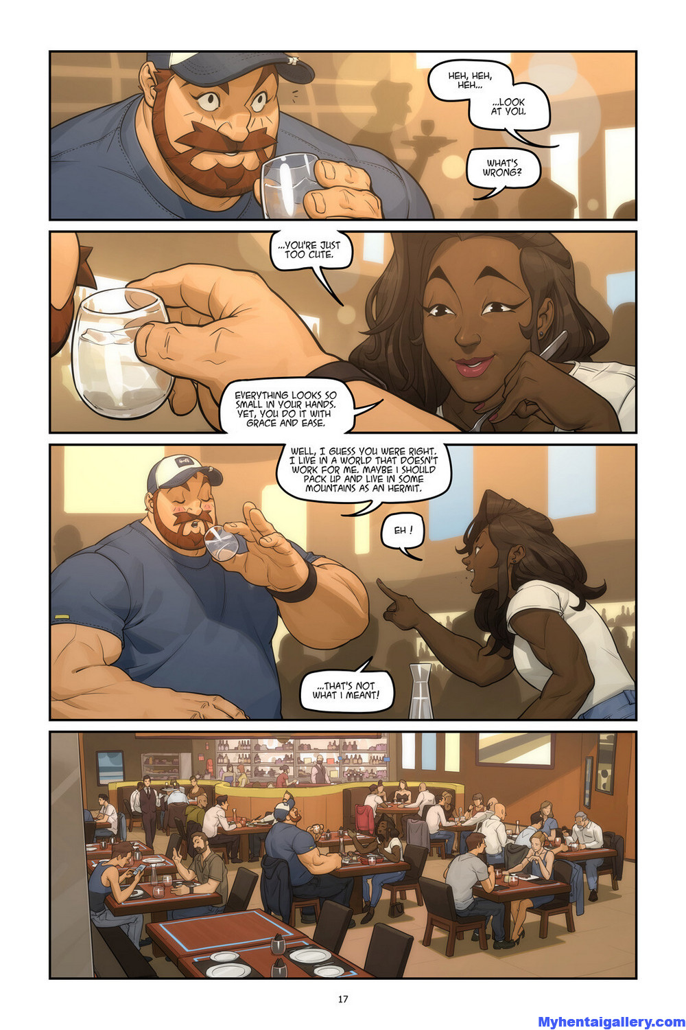 Armstrong Porn - Adesina And Armstrong 1 - First Meeting Porn Comic - Page 018