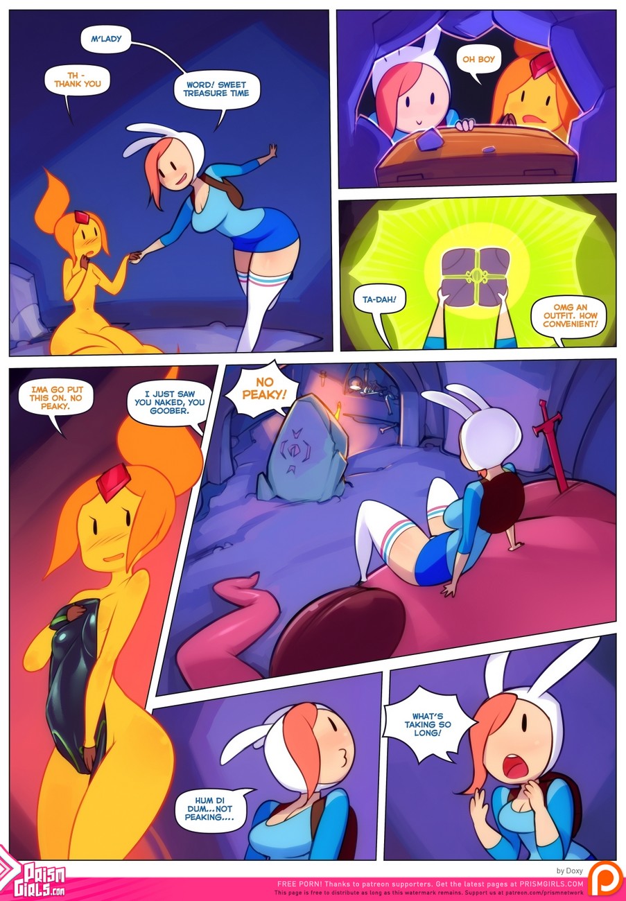 Adventure Time Lesbian Porn - Adventure Time - Inner Fire Porn Comic - Page 007