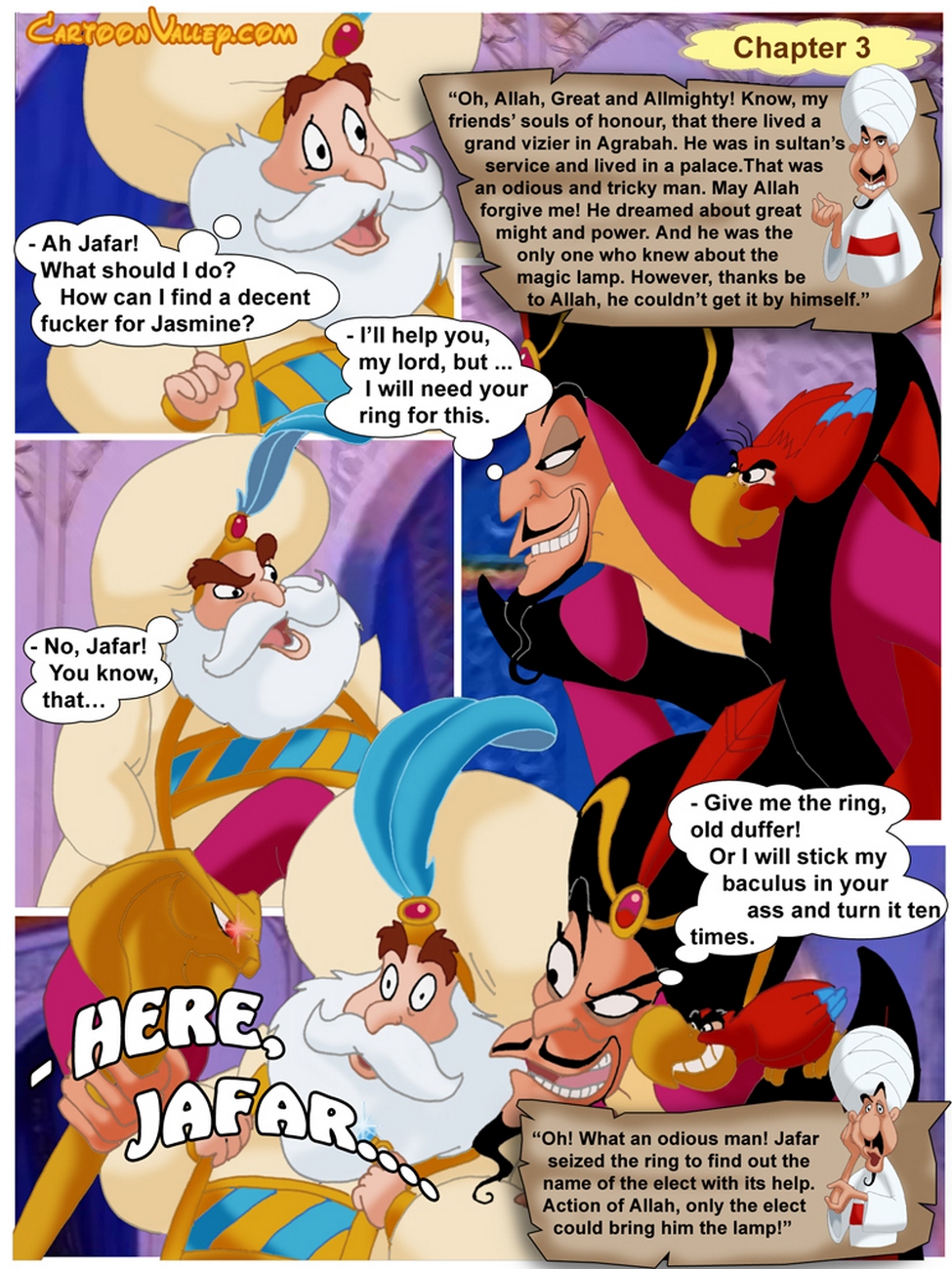 Aladdin - The Fucker From Agrabah Porn Comic - Page 022