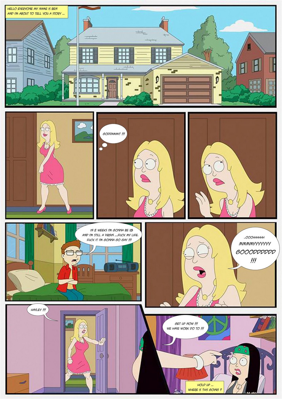 919px x 1300px - American Family Fun HD Hentai Porn Comic - 001