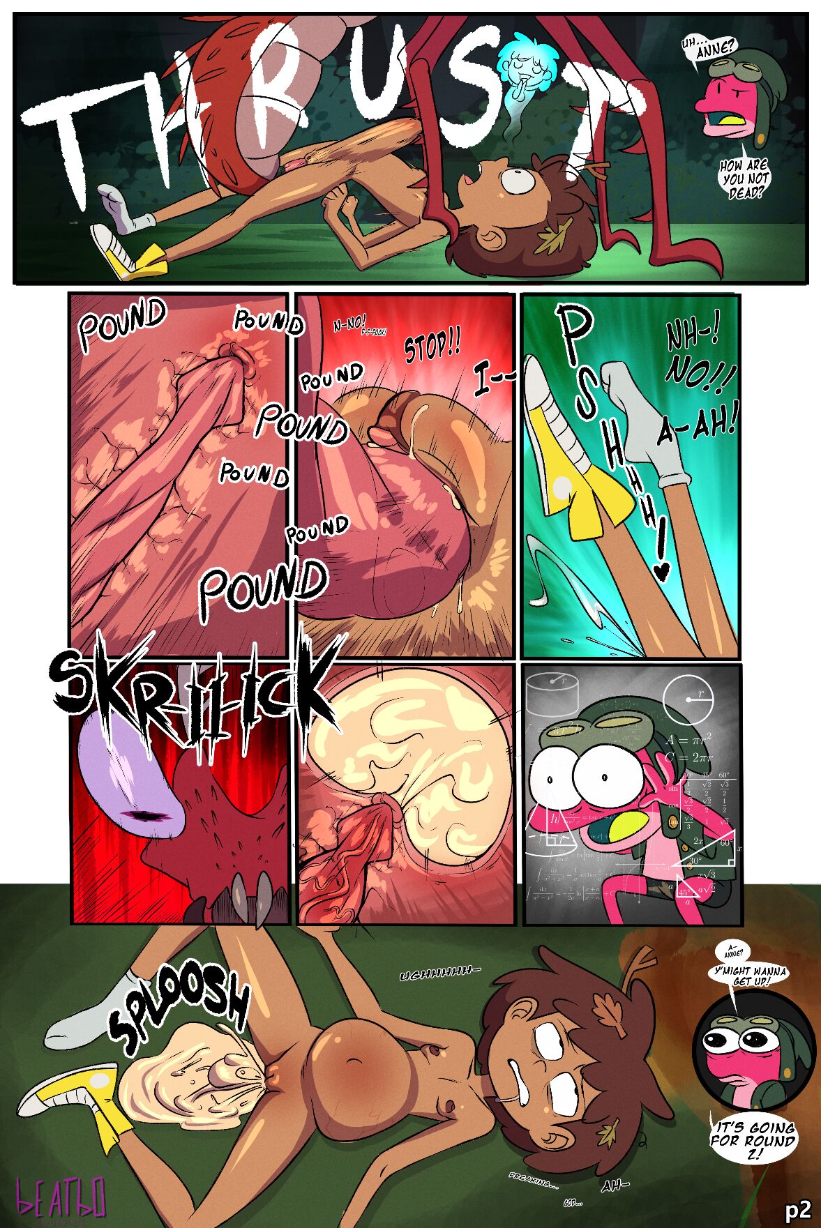 Amphibia - Anne Or Beast Porn Comic - Page 002