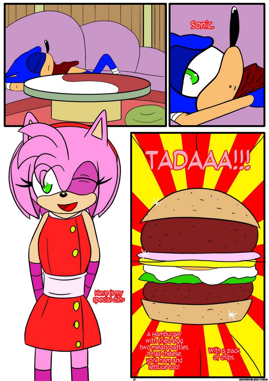 Amy Rose Any Love Porn Comic - Page 002