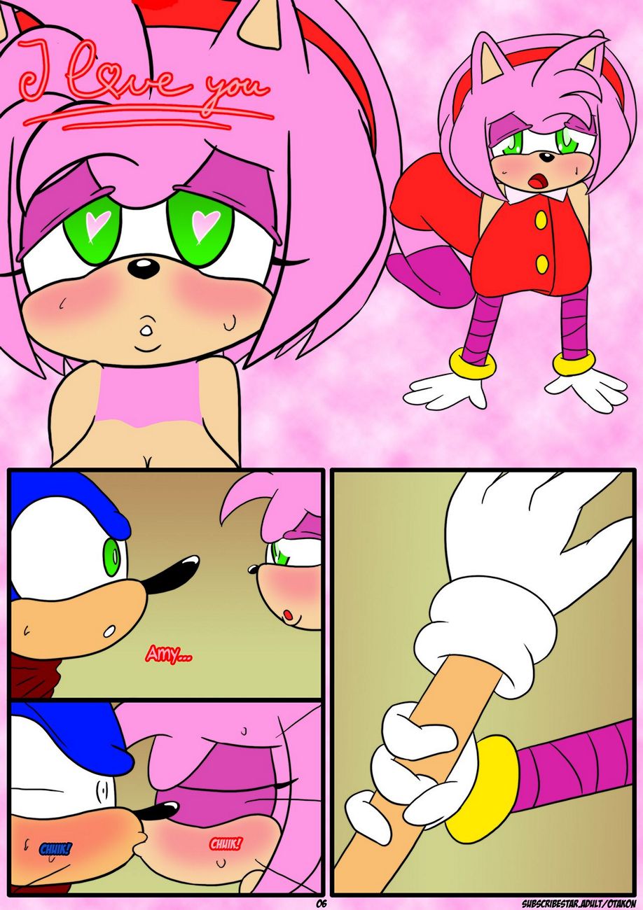 Amy Rose Any Love Porn Comic - Page 007