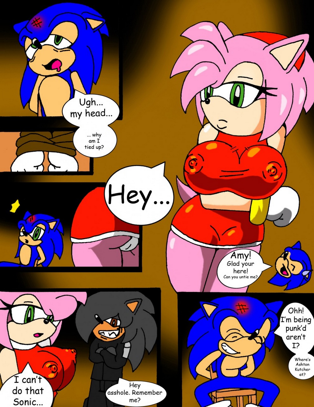 Amy Rose Paybacks A Rose Porn Comic - Page 004