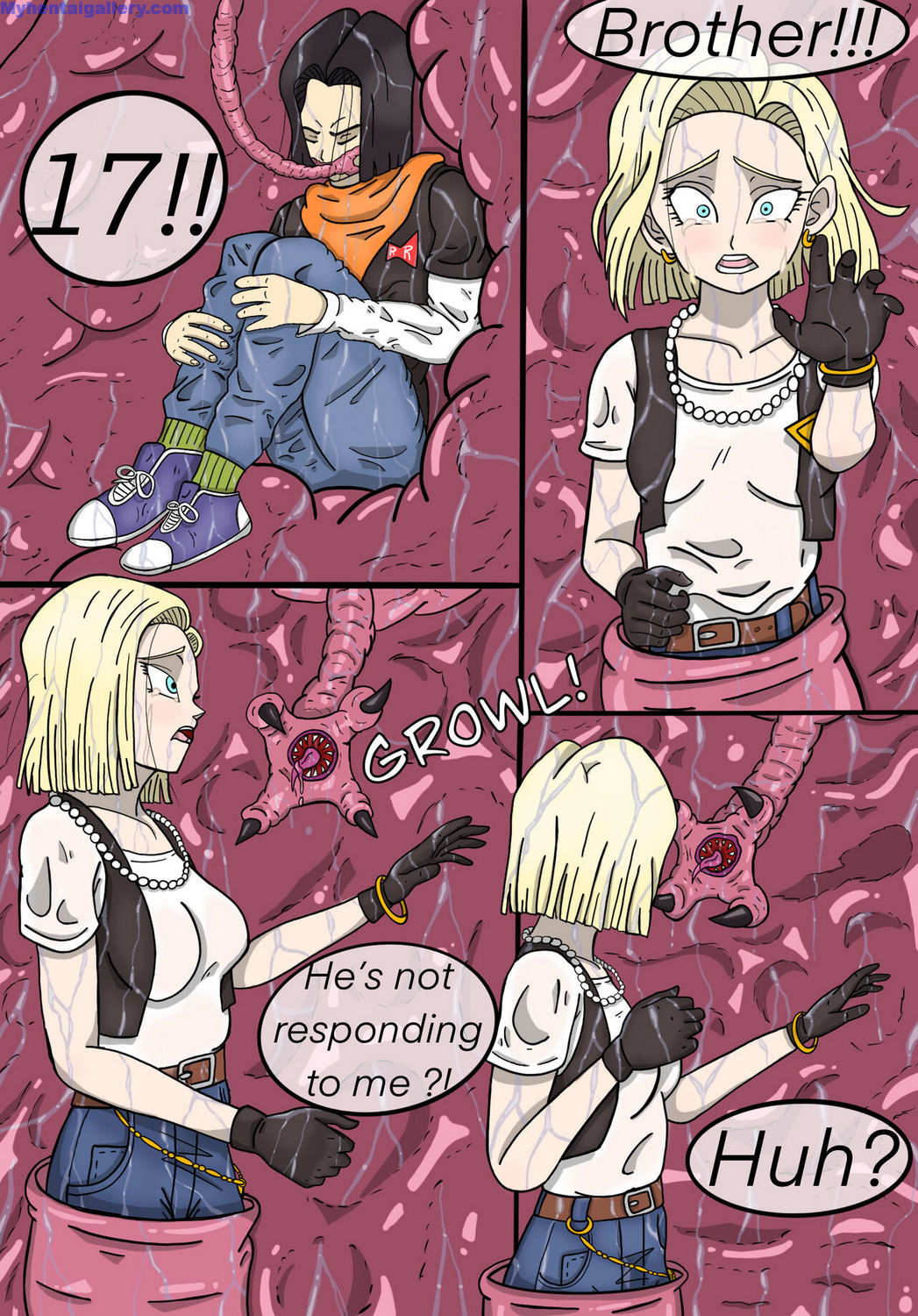 1047px x 1500px - Android 18 - Absorption Story Porn Comic - Page 028