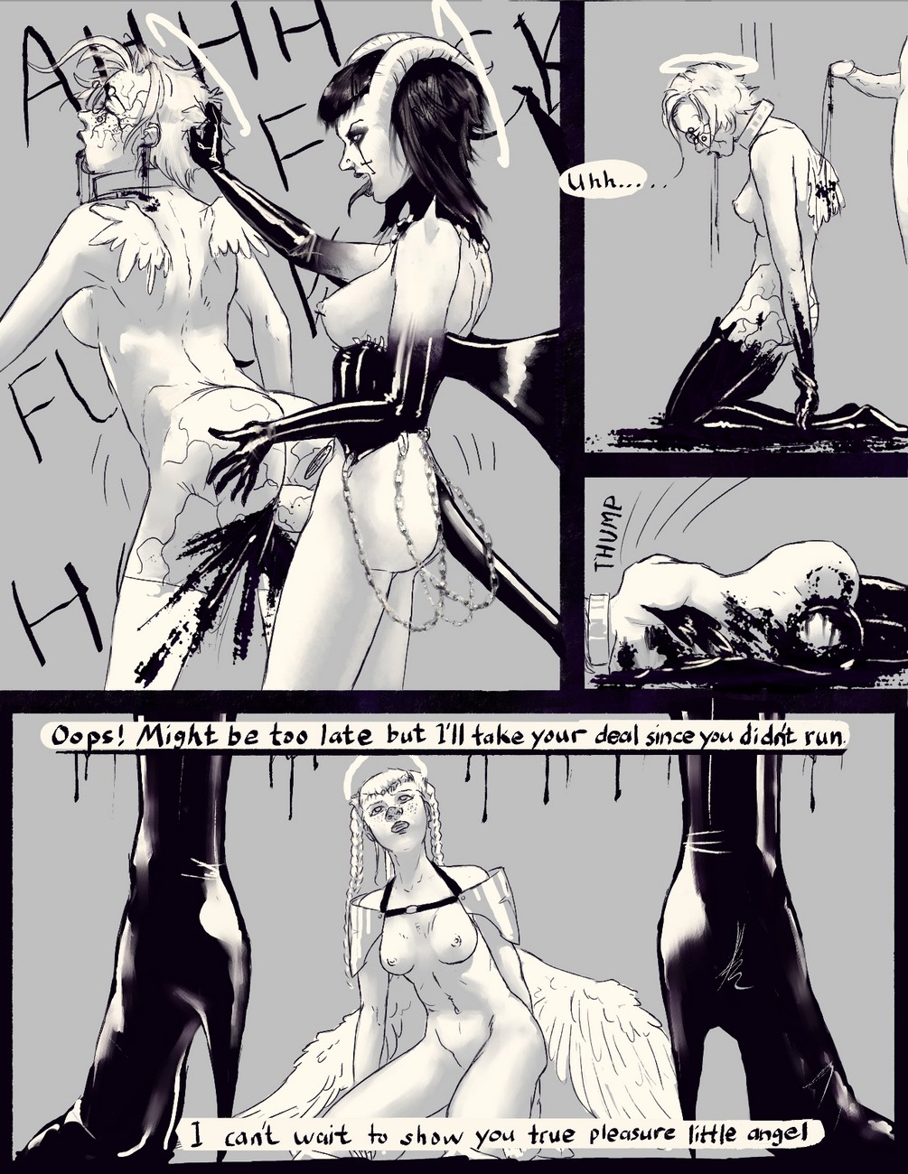 Angels And Demons Porn Comic - Page 003