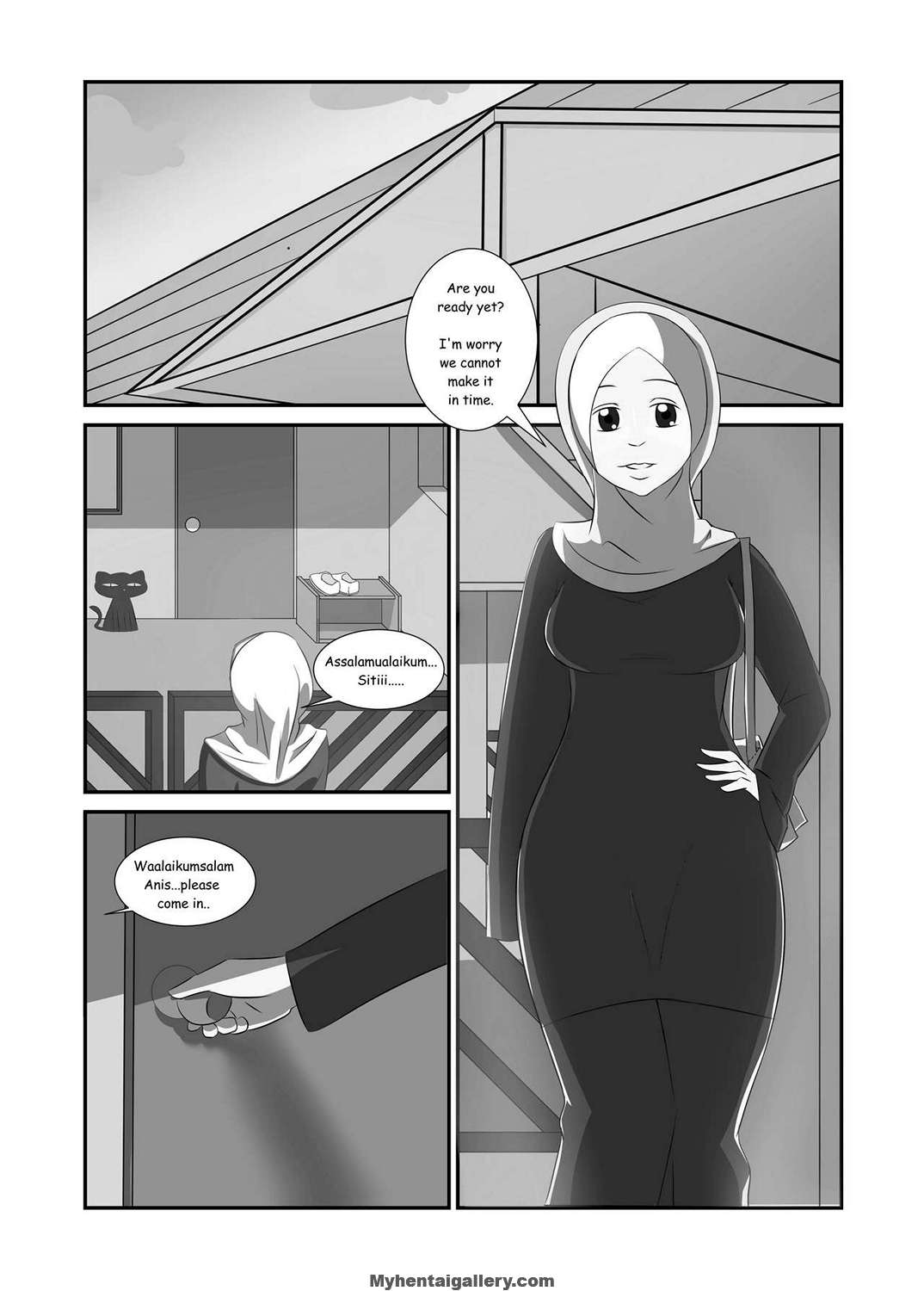 Anis & Siti Porn Comic - Page 002