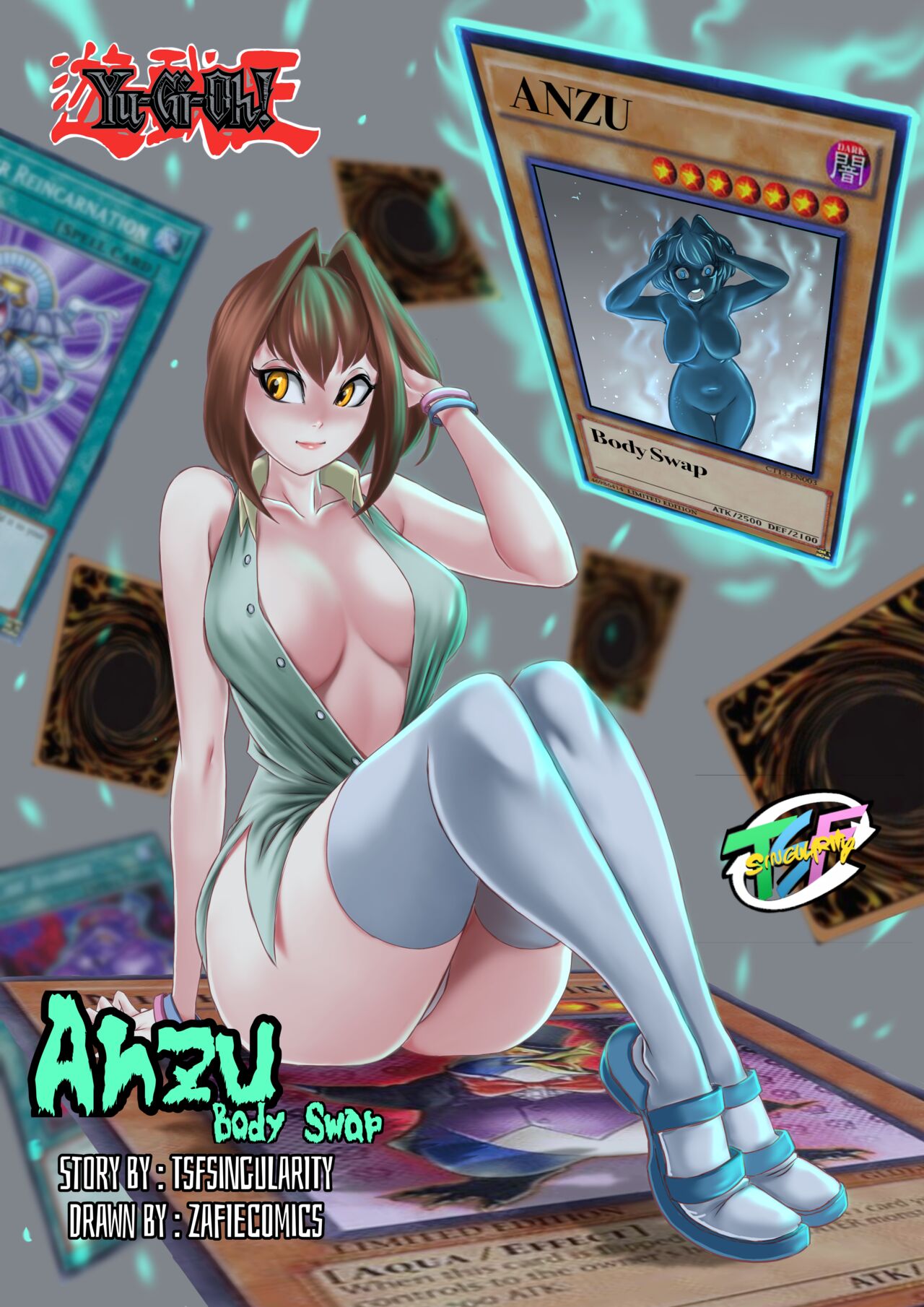 Anzu Body Swap Porn Comic - Page 001