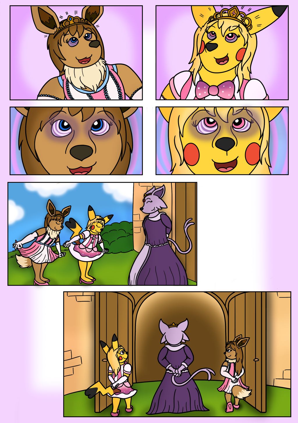 Ash Pikachu Princess Porn Comic - Page 004