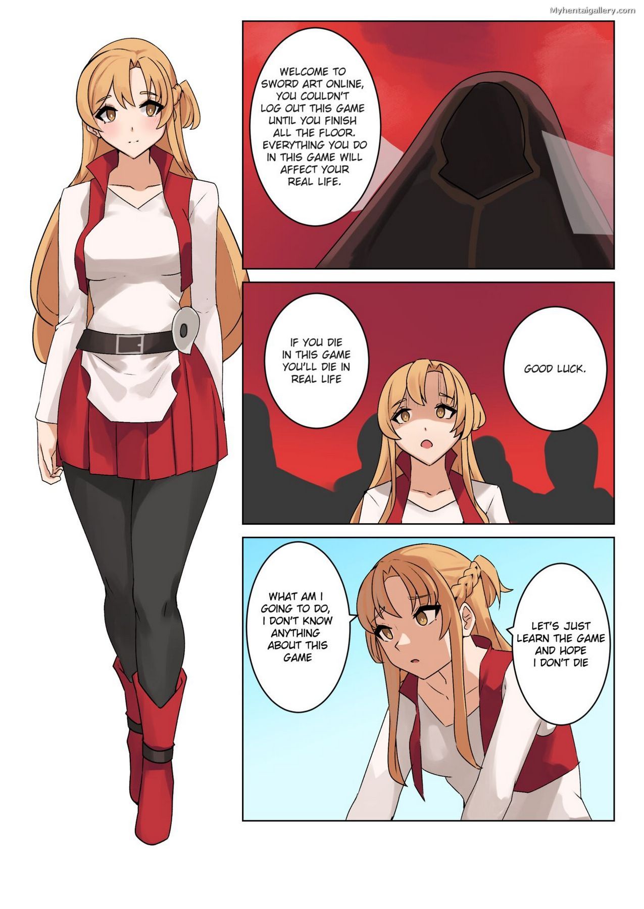 Asuna Yuuki HD Hentai Porn Comic - 001