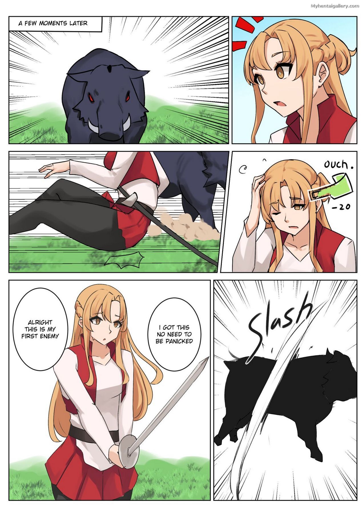 Asuna Yuuki HD Hentai Porn Comic - 002