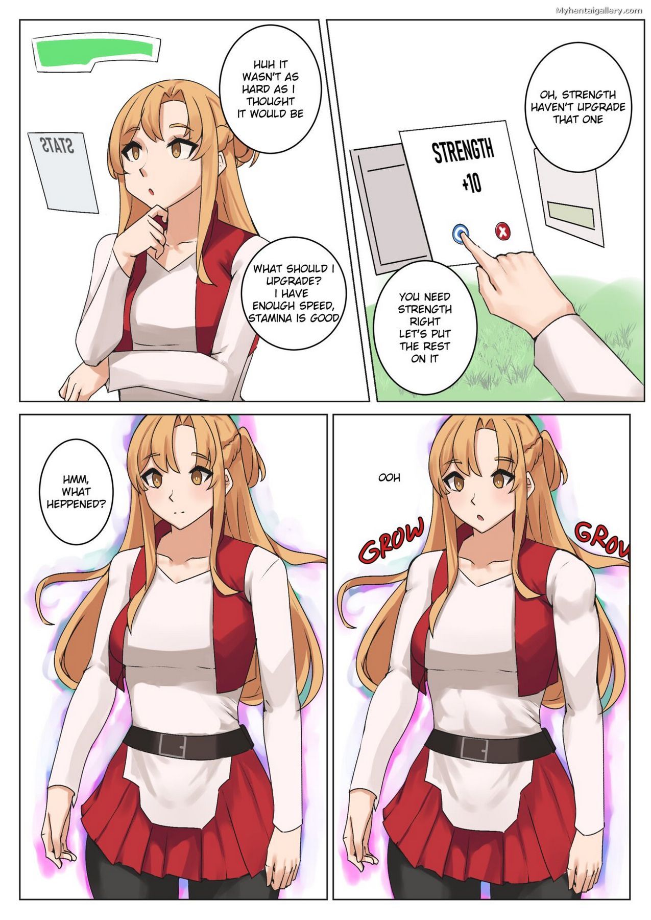 Asuna Yuuki Porn Comic Page 003 