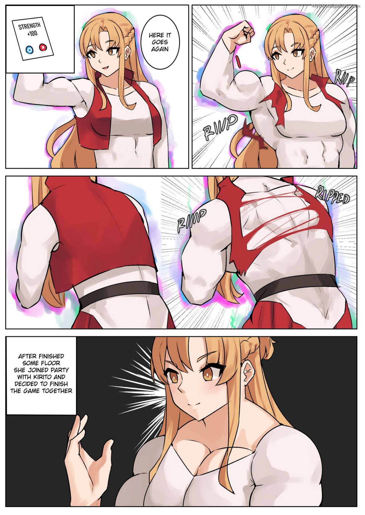 Asuna Yuuki Porn Comic - Page 005