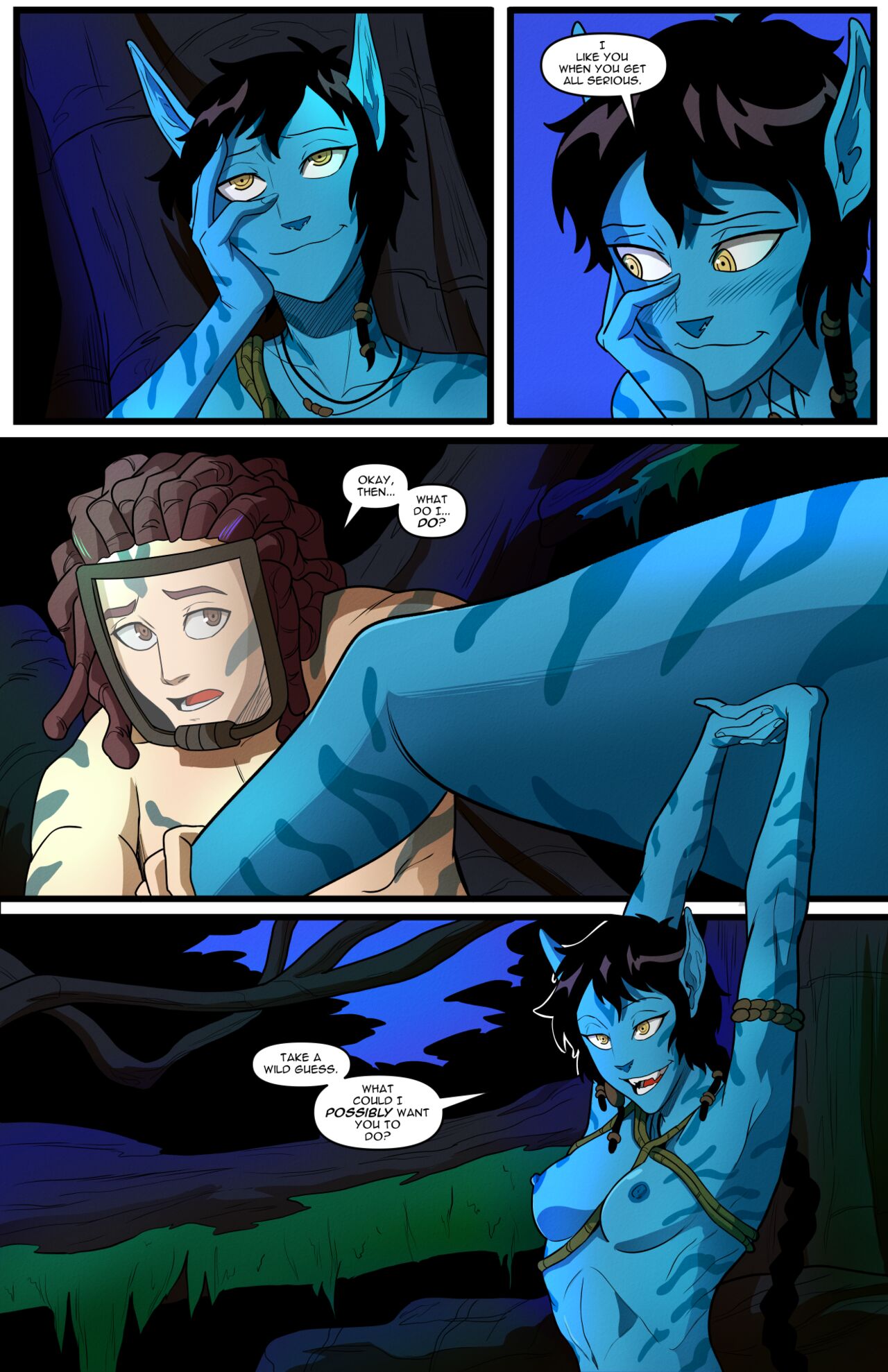 Avatar - Along Came A Spider Porn Comic - Page 004