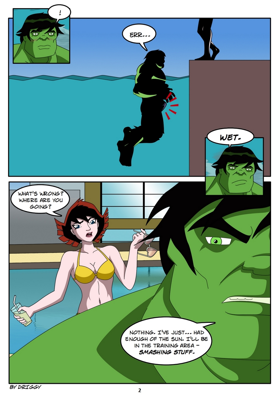 Avengers - Stress Release Porn Comic - Page 003