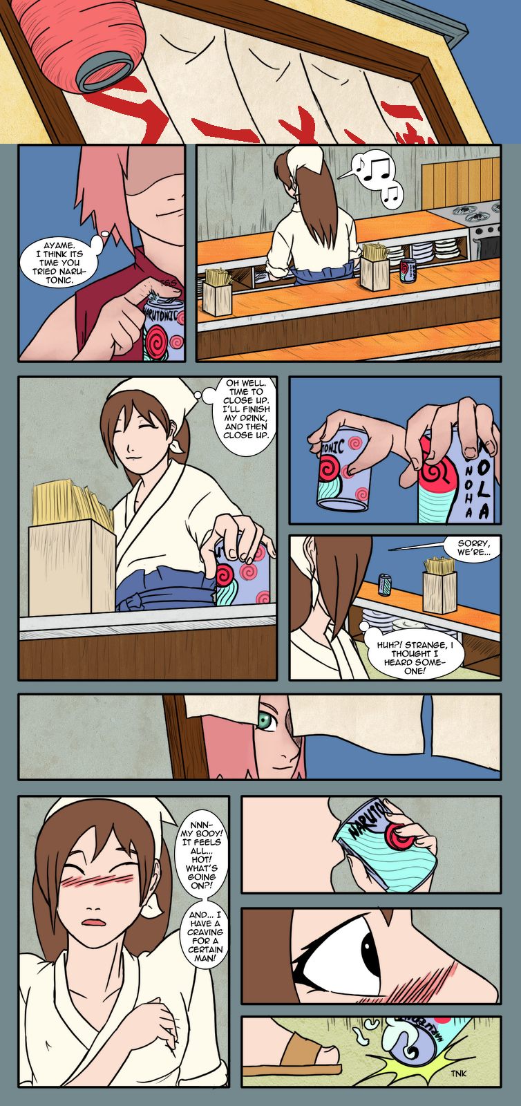 Аяме хентай  Ayame Tries Naru-Tonic HD Hentai Porn Comic - 001