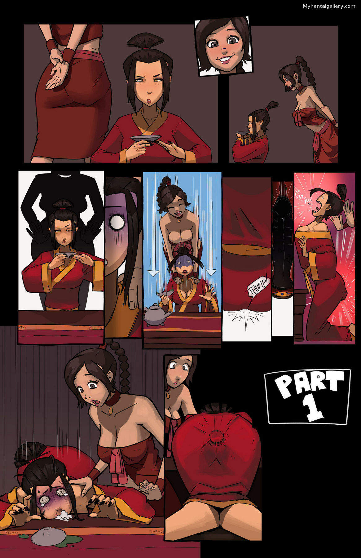 Azula And Her Dildo 1 HD Hentai Porn Comic - 009