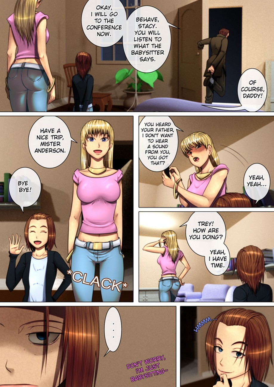 Babysitter Sex Cartoon Comic - Babysitters New Role 1 Porn Comic - Page 001