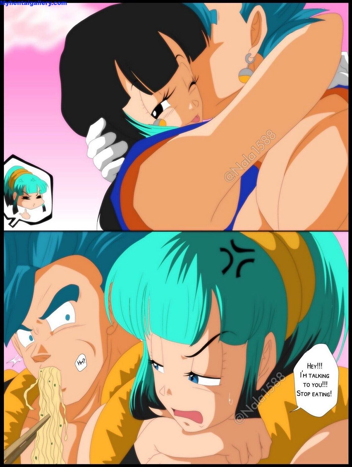 Bang Bang - Bulchi x Gogeta Porn Comic - Page 003