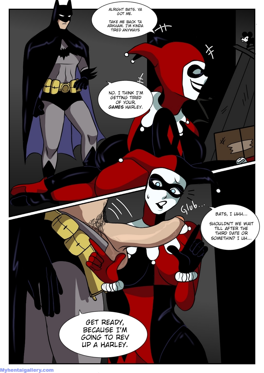 Batman And Harley Quinn Porn Comic - Page 002