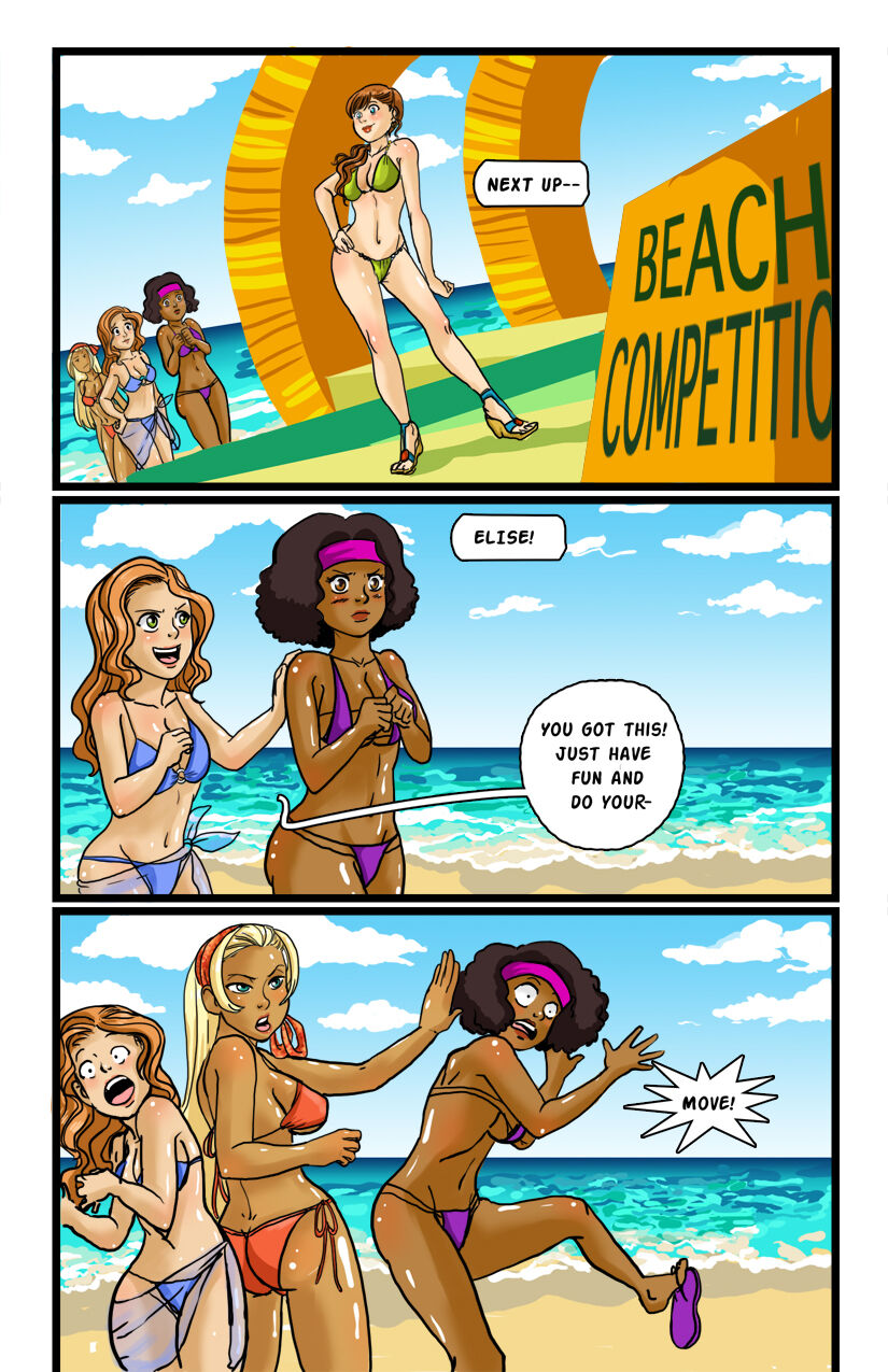 Have A Competition - Beach Competition Porn Comic - Page 001