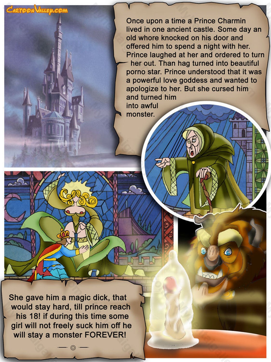 Beauty Under The Beast 1 Porn Comic - Page 002