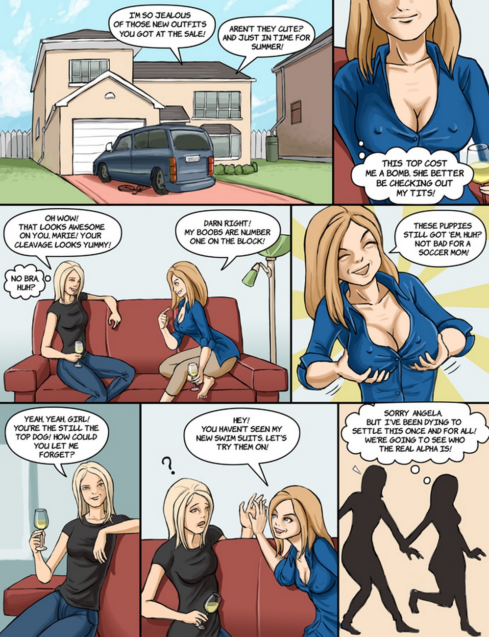 Best friends Porn Comic - Page 002