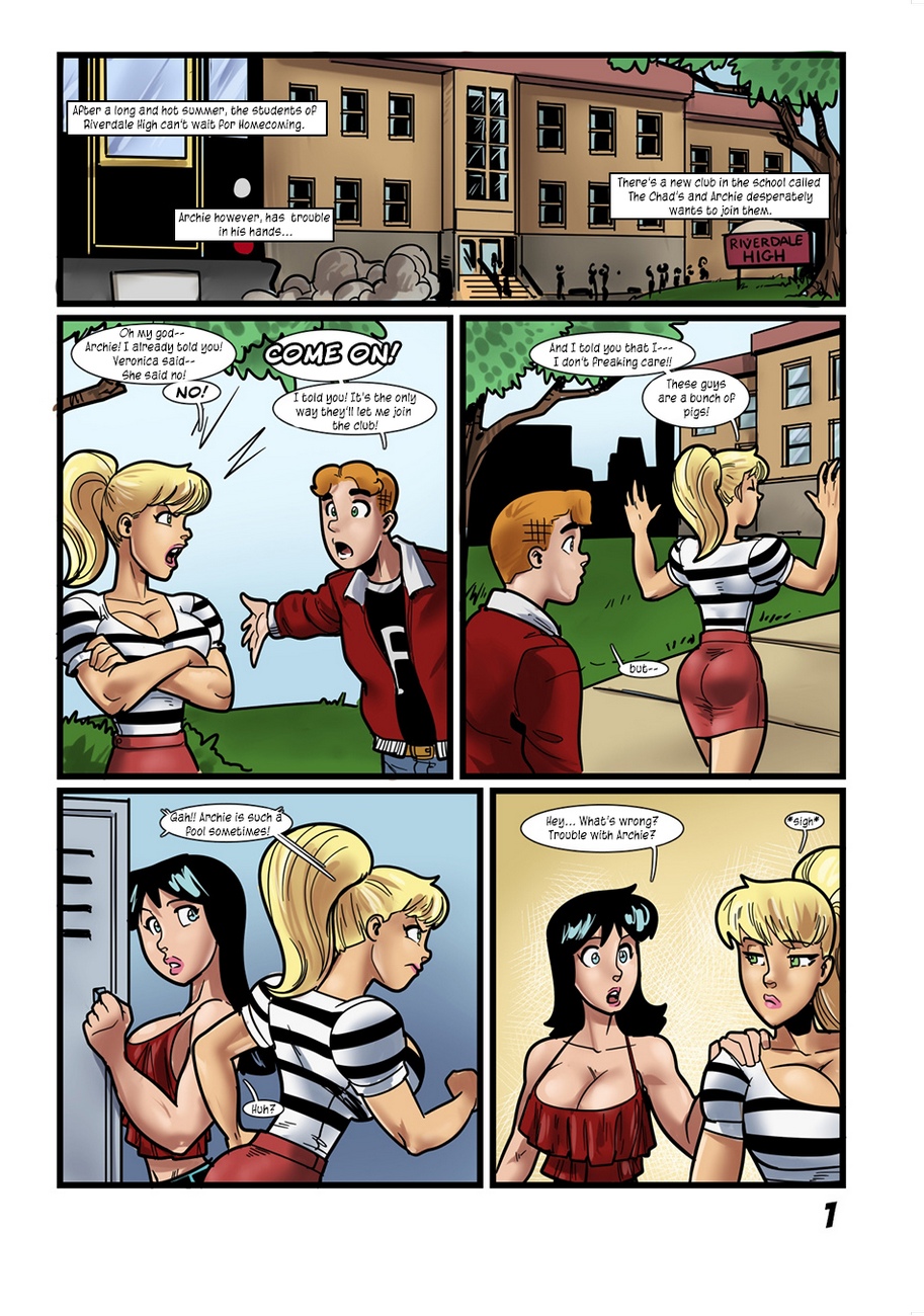 Betty And Veronica Porn Comic - Page 002