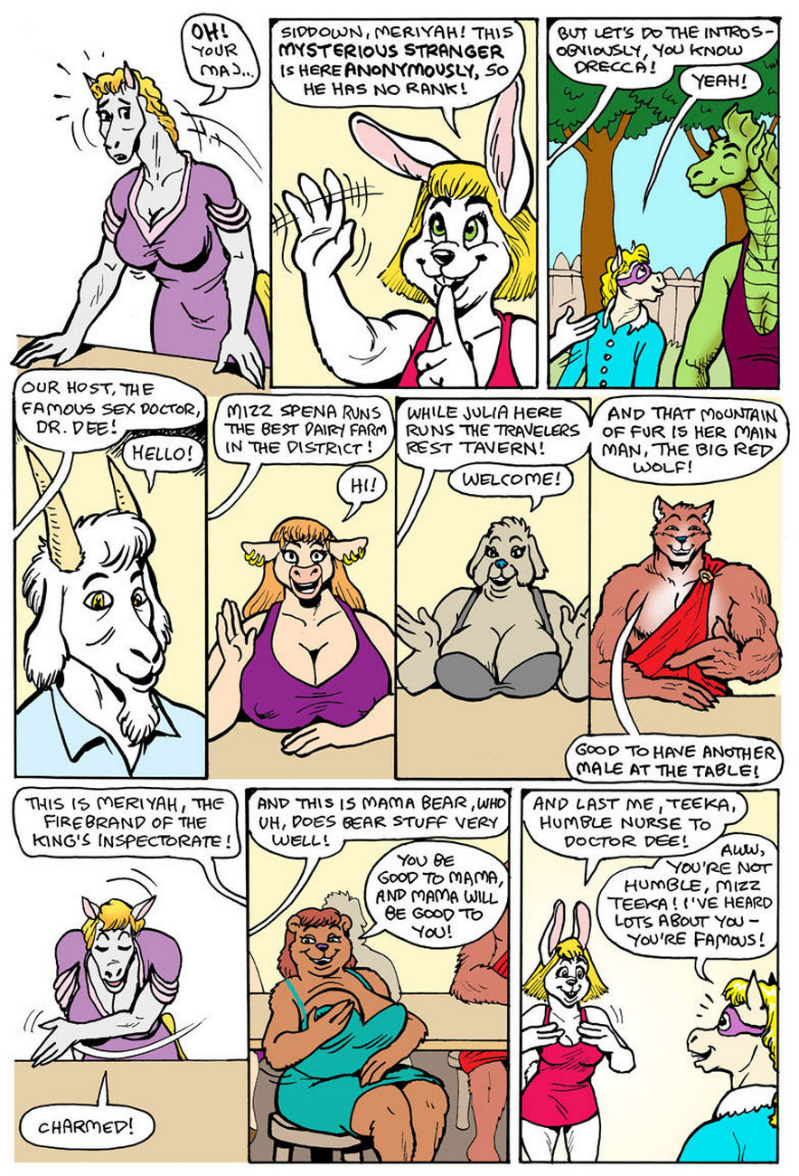 Big Boys And Girls Card Game Porn Comic - Page 002