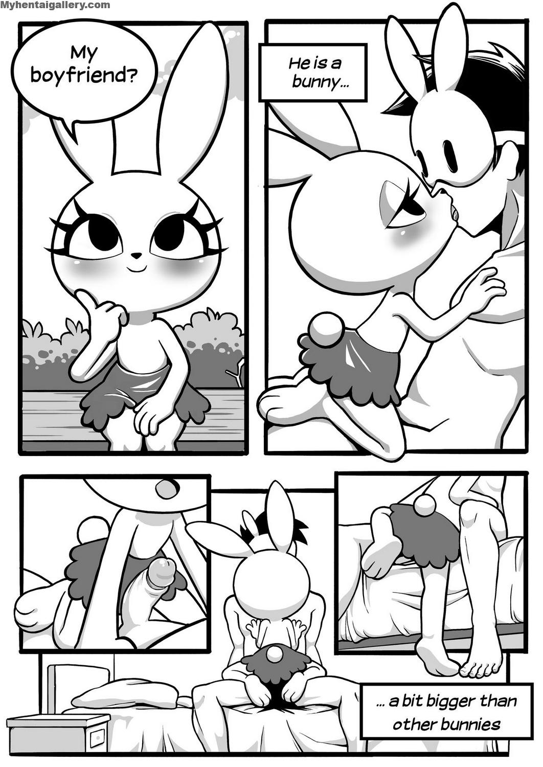 Big Bunny Boyfriend Porn Comic - Page 001