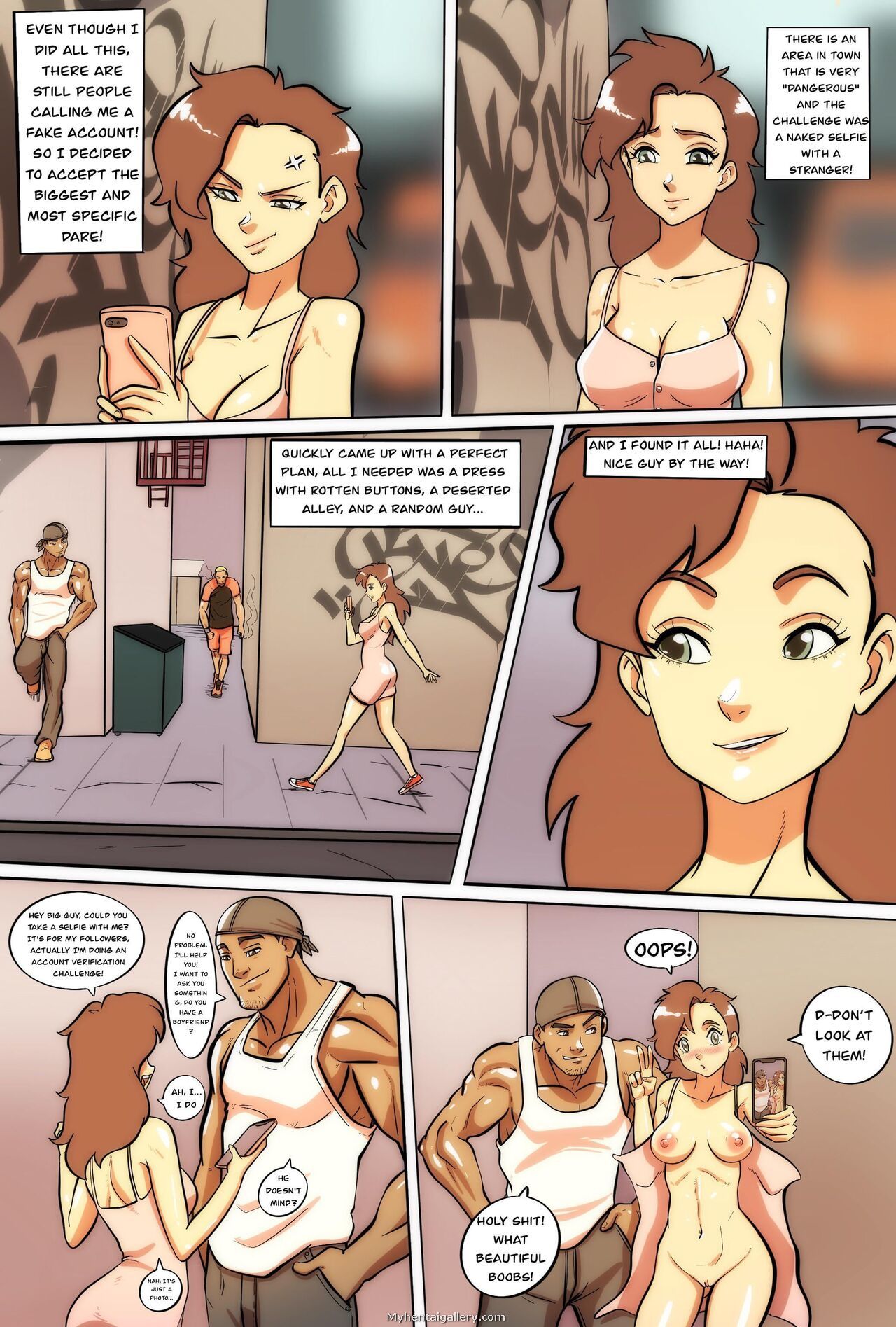 Blacked Hentai Alley Blacked In A Public Alley HD Hentai Porn Comic - 004