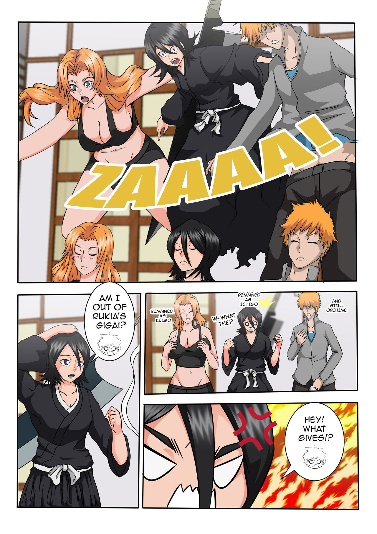 Bleach Gay Sex Story - Bleach - A What If Story 4 - What Would Kon Do HD Hentai Porn Comic - 016