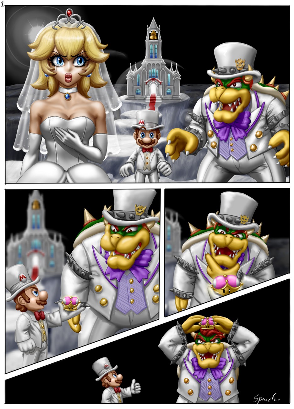 Bowsette Transformation Porn Comic - Page 002