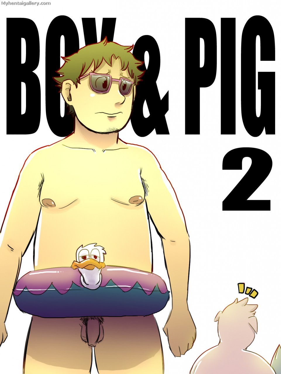 Boy & Pig 2 Porn Comic - Page 001