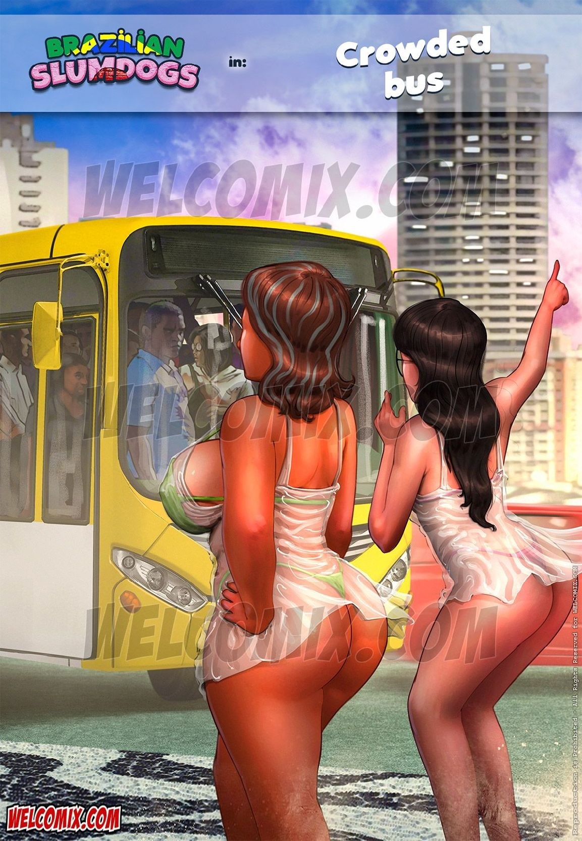 Crowded Bus Sex - Brazilian Slumdogs 6 - Crowded Bus - Hentai Comic | Porn Comic | Sex Manga  - HentaiMy