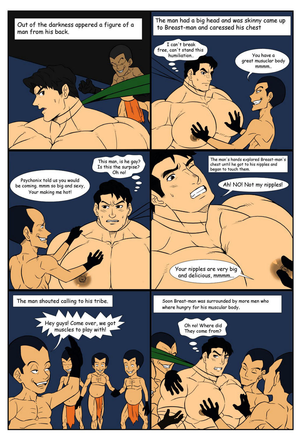 Animated Big Nipple Fetish - Breast-Man 1 Porn Comic - Page 006