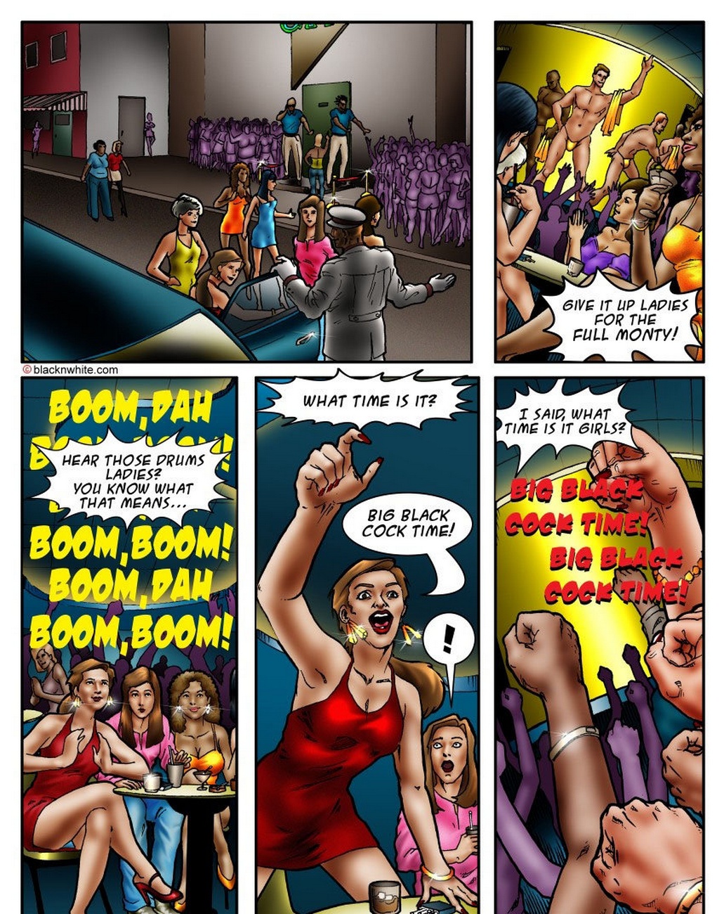 Brides & Blacks 1 - The Bachelorette <b>Party</b> <b>Manga</b> Comic - Page 005.