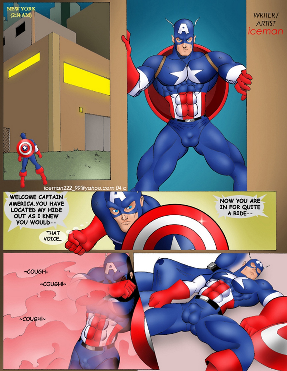 Captain America Porn Comic - Page 002