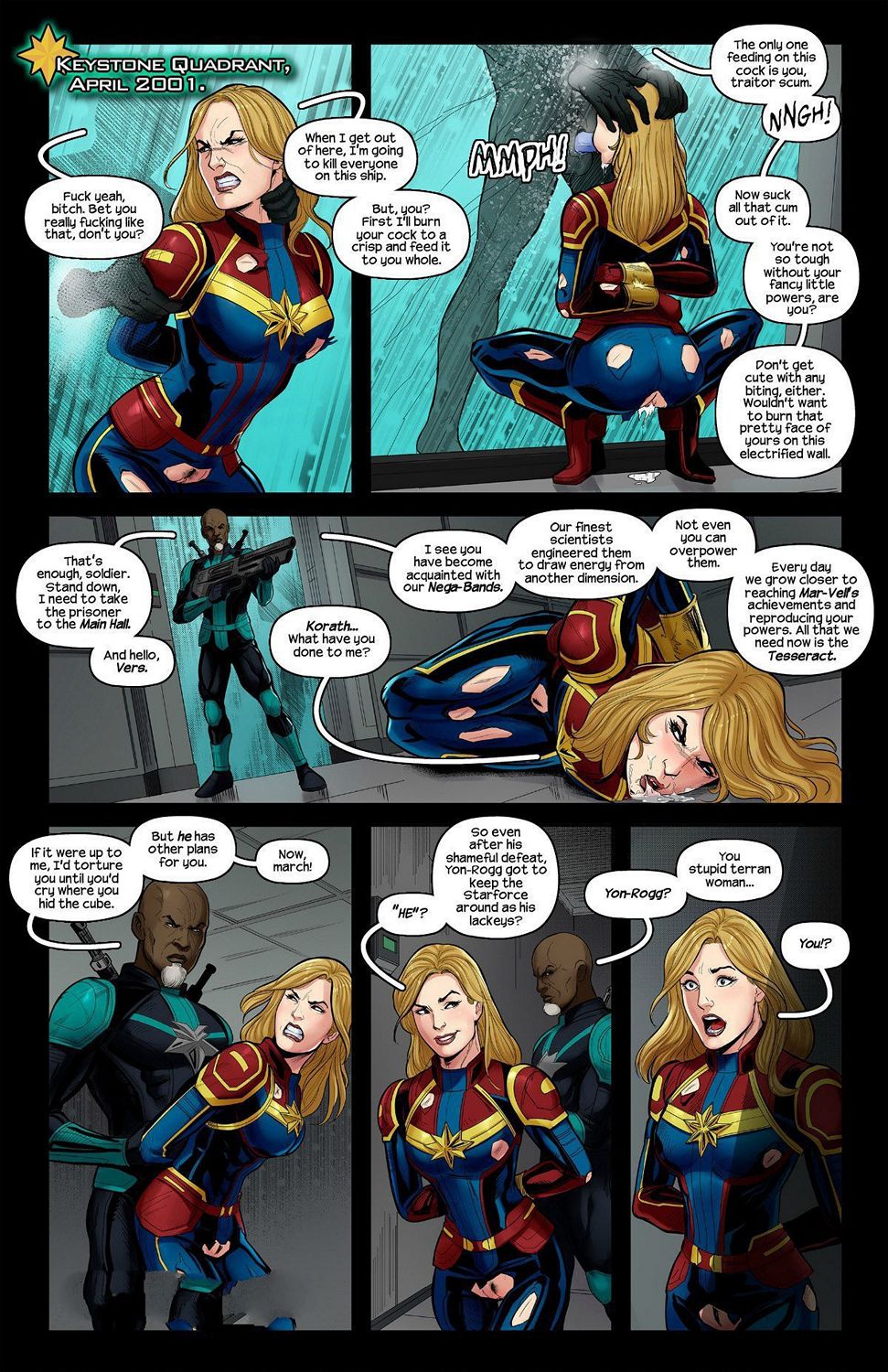 971px x 1500px - Captain Marvel - Accused HD Hentai Porn Comic - 003