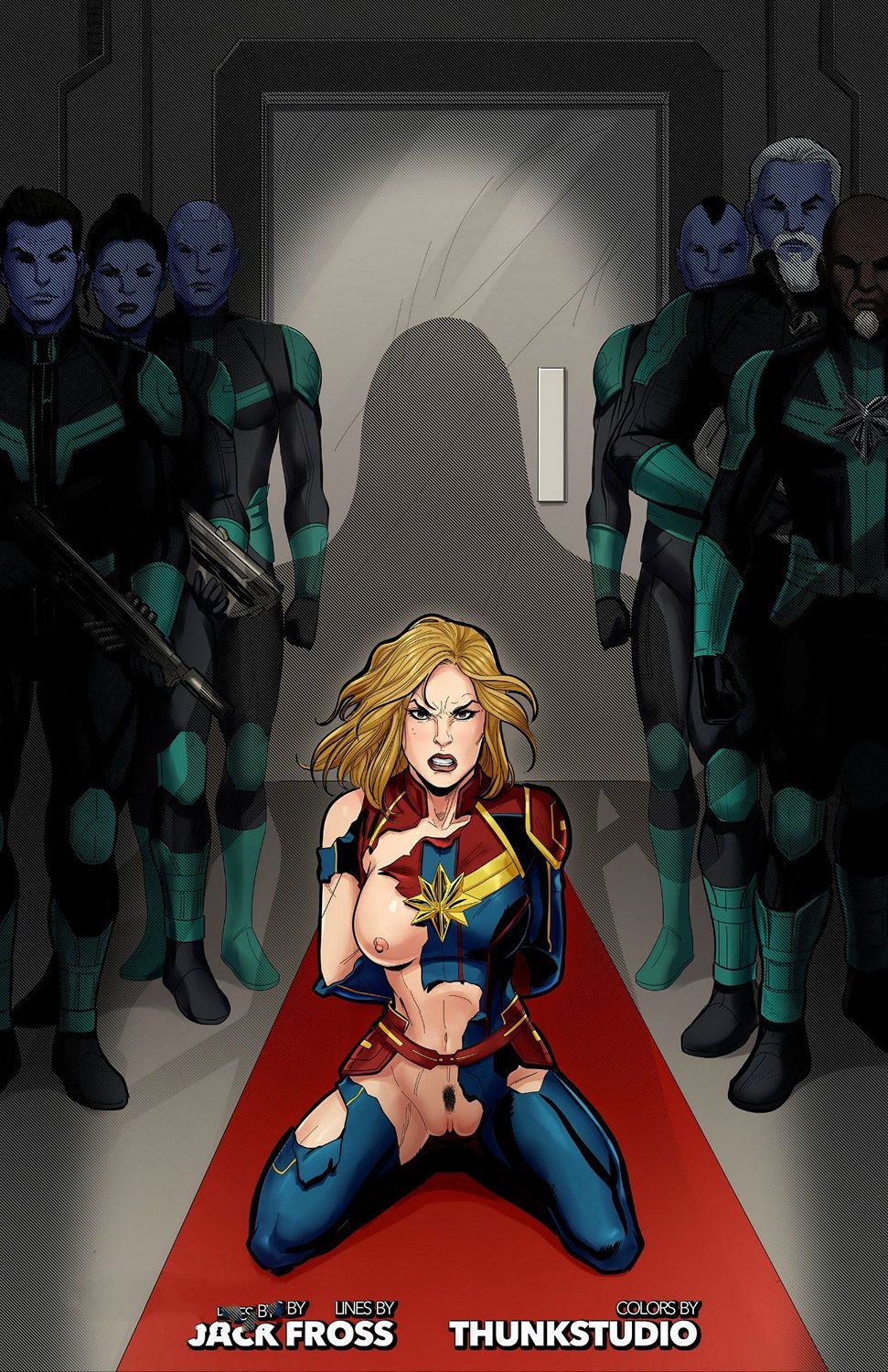 Captain Marvel - Accused HD Hentai Porn Comic - 011