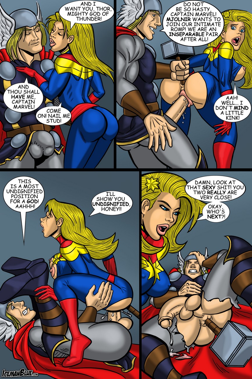 A Captain - Captain Marvel Porn Comic - Page 005