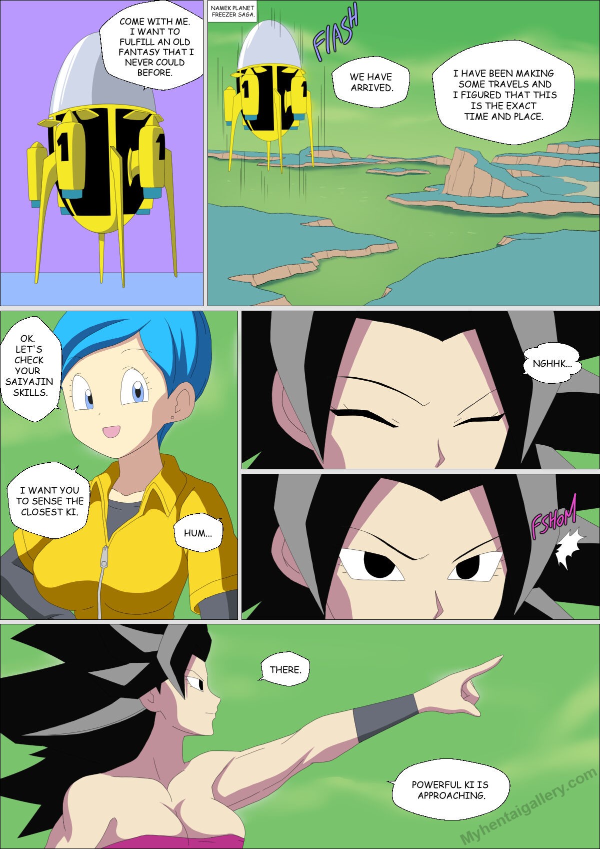 Caulifla x Bulma HD Hentai Porn Comic - 005