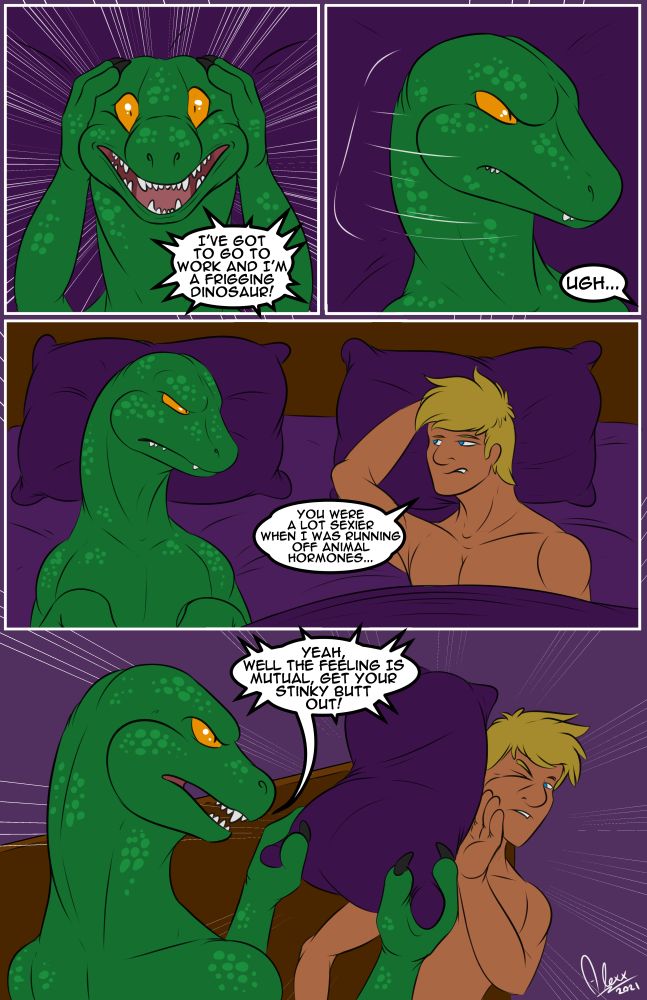 Dinosaur Furry Porn Incest - Club Dino Porn Comic - Page 015