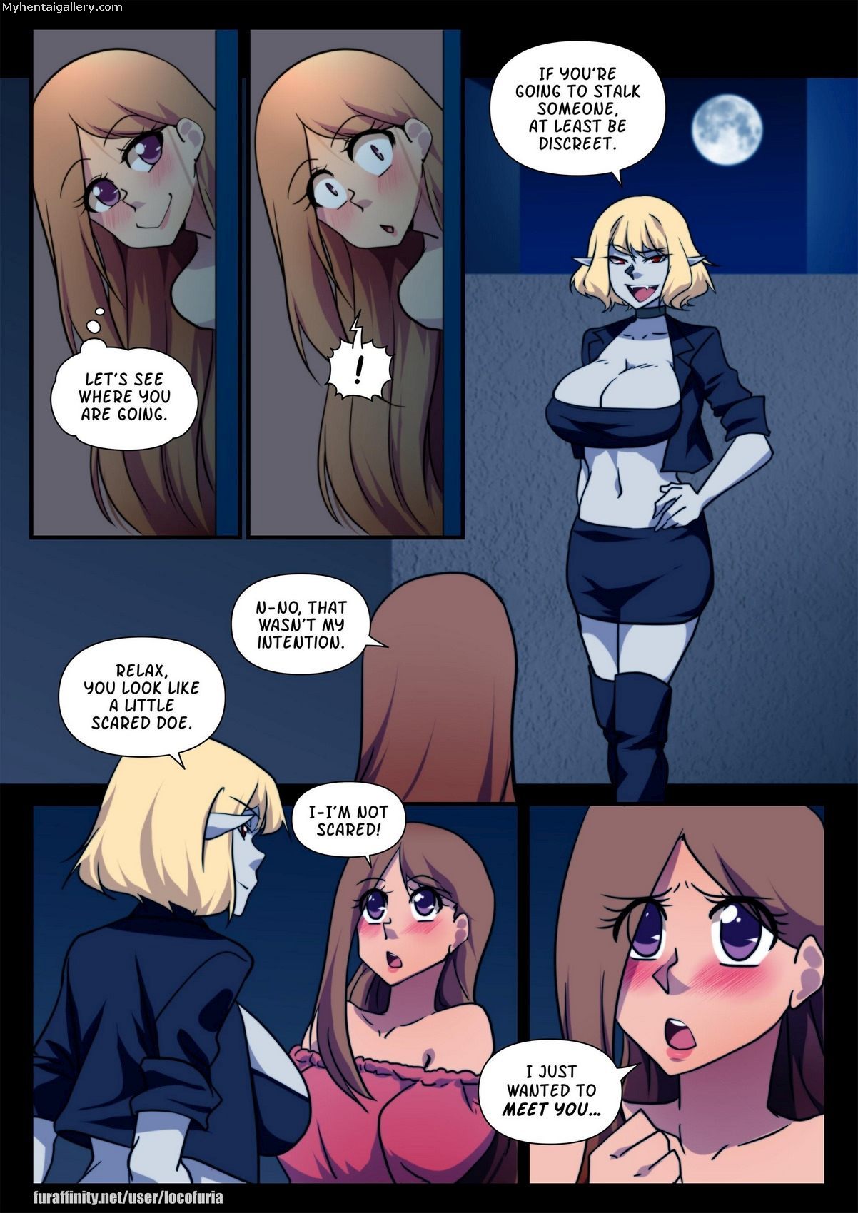 Conversation With A Vampire Porn Comic - Page 004