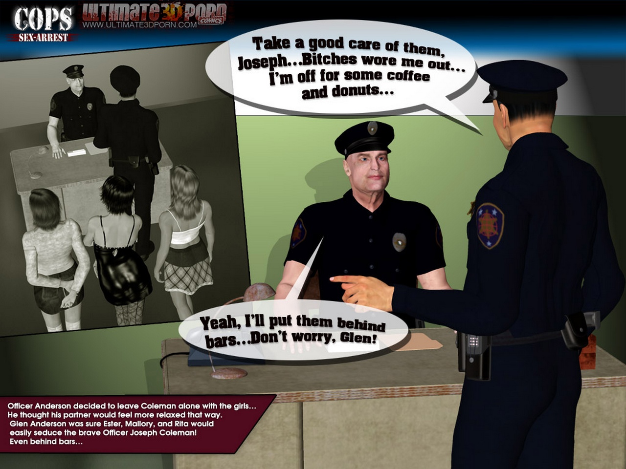 Cops - Sex-Arrest Porn Comic - Page 003