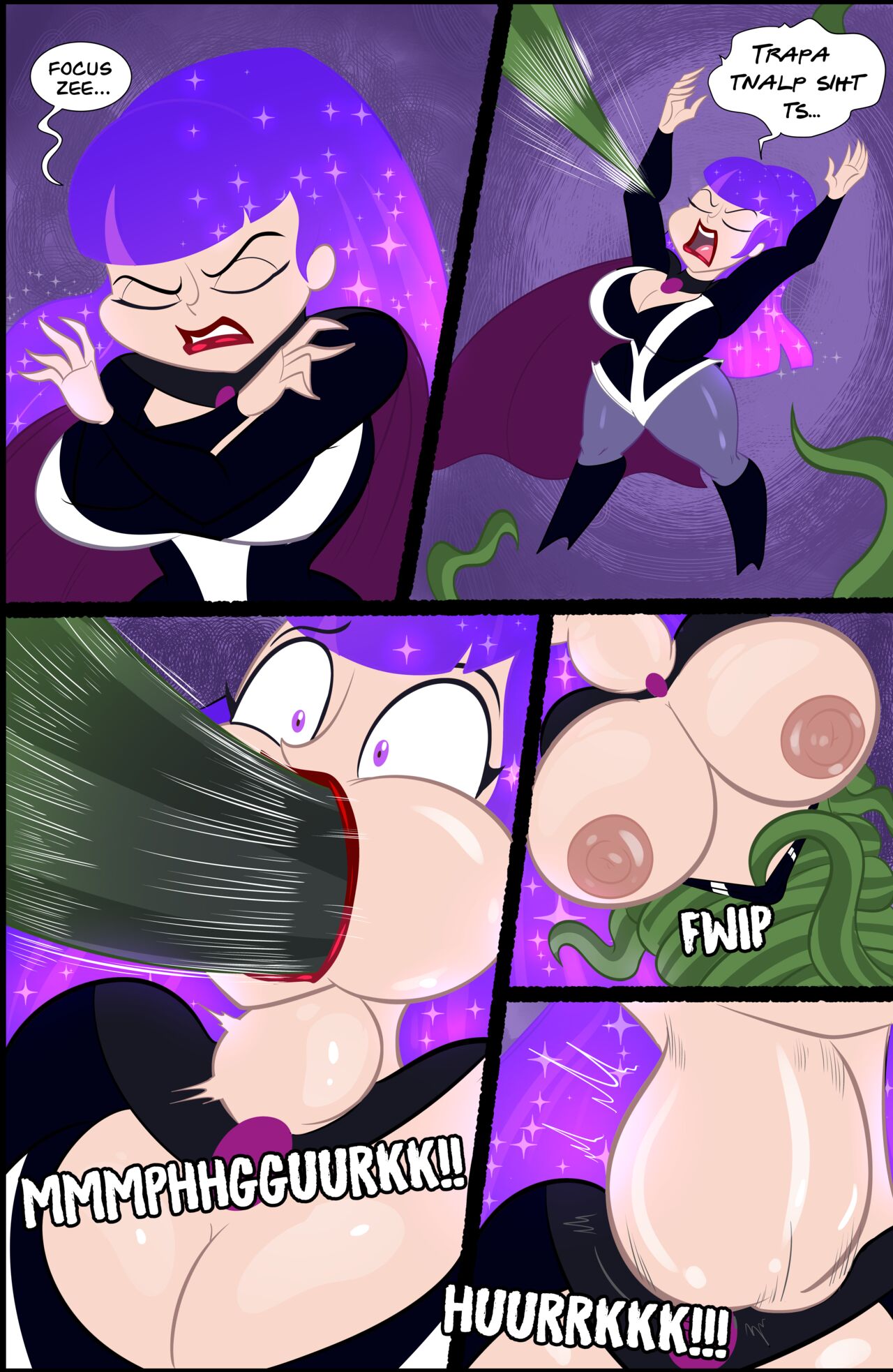 Hero Girl Porn - DC Super Hero Girls - TentacleTime Porn Comic - Page 012